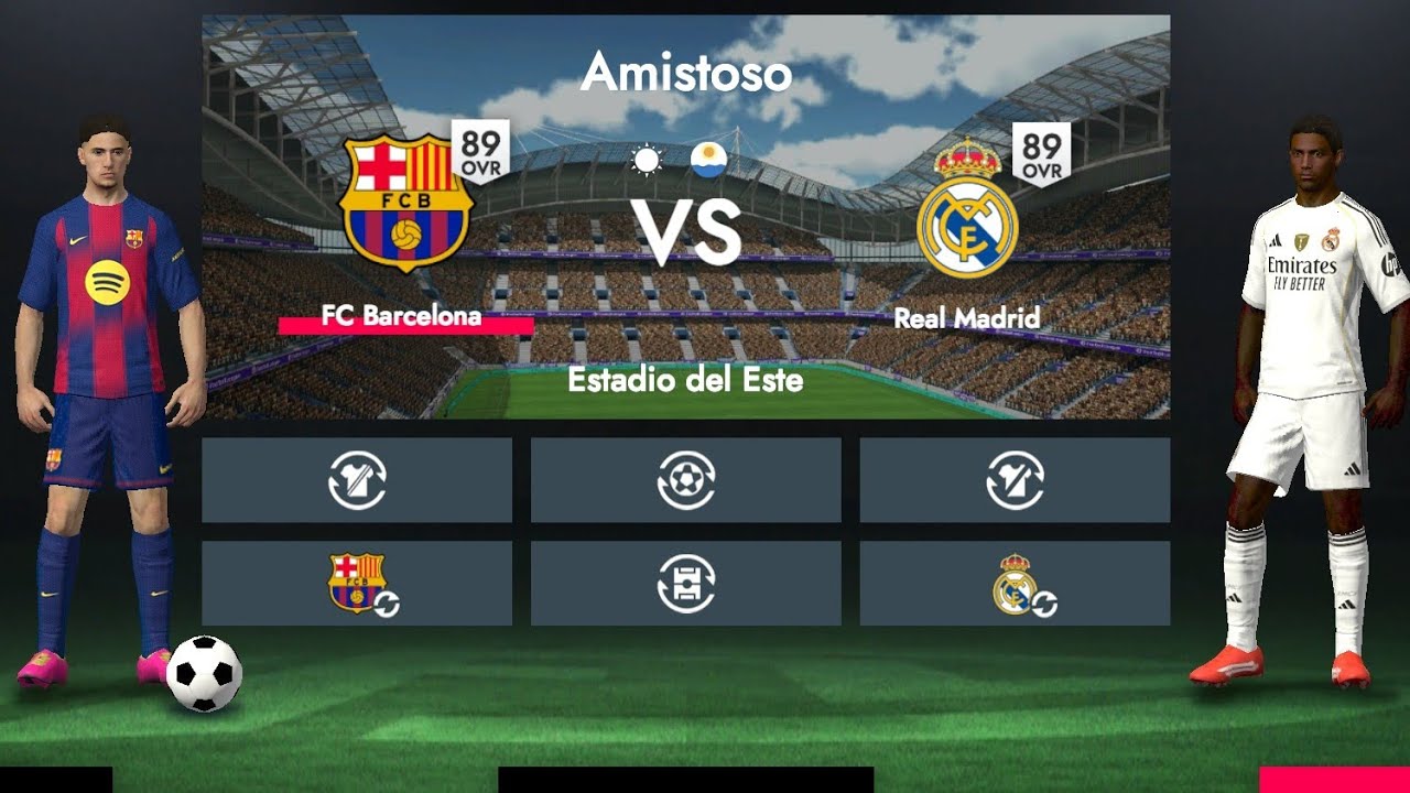 AMISTOSO BARÇA VS MADRID *MEJORES MOMENTOS*//football league 2026 (con el barça)