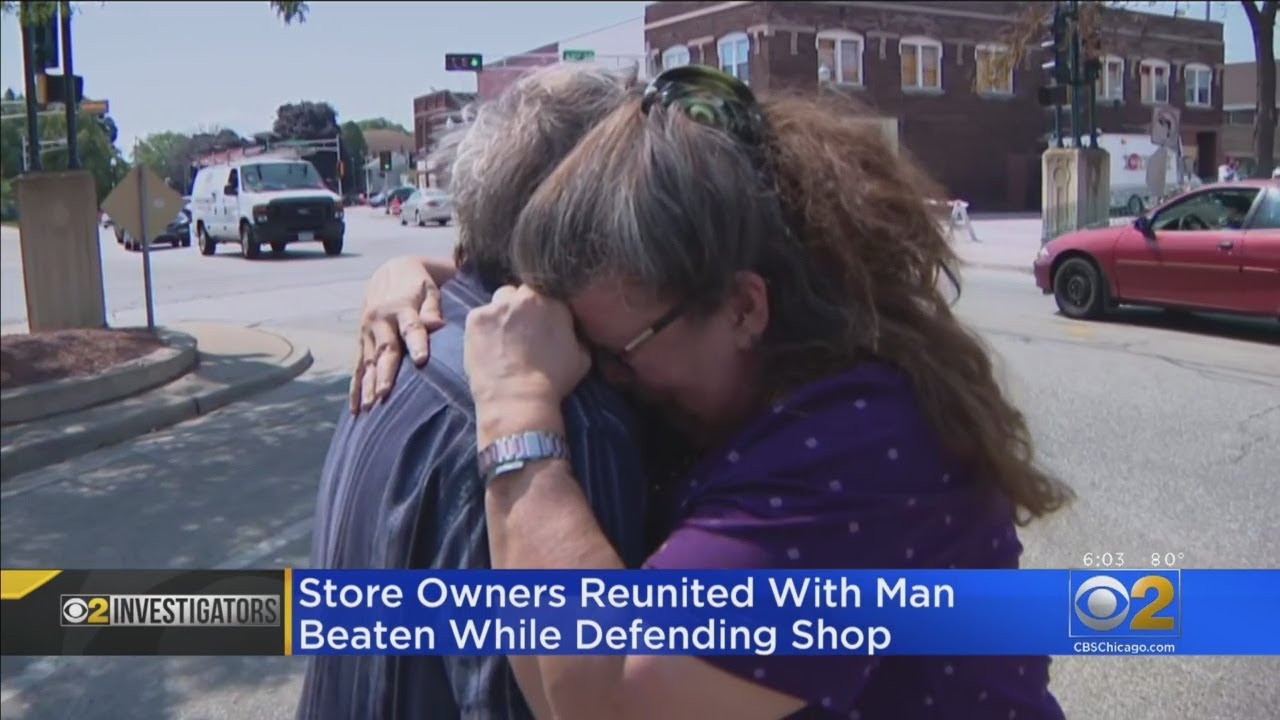 Owner Of Burned Kenosha Mattress Store Reunites Man Who Tried To Save It