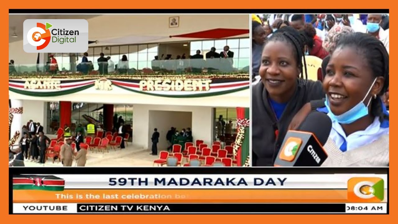 Kenyans troop to Uhuru Gardens in Nairobi for #MadarakaDay celebrations