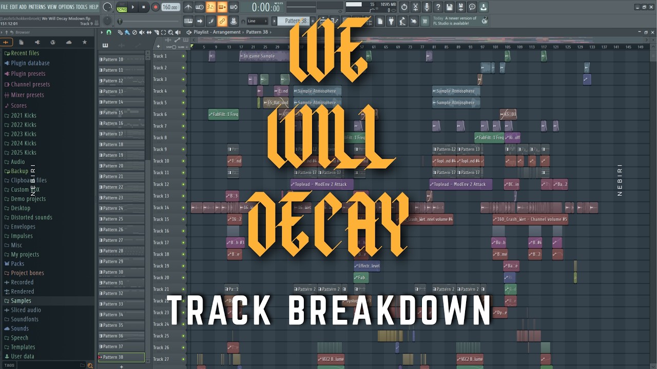 TRACK BREAKDOWN! How I made We Will Decay (STEMS INCLUDED)
