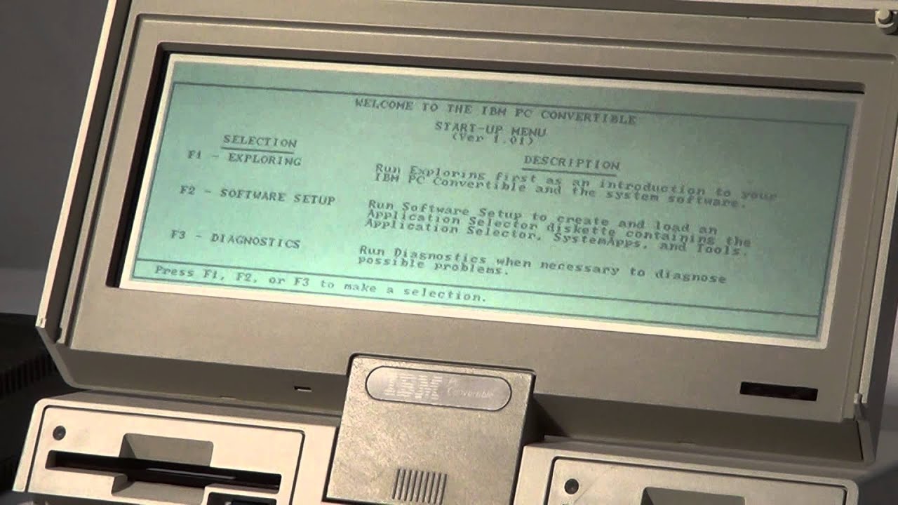 Working IBM 5140 Convertible Computer W/Dual 3.5