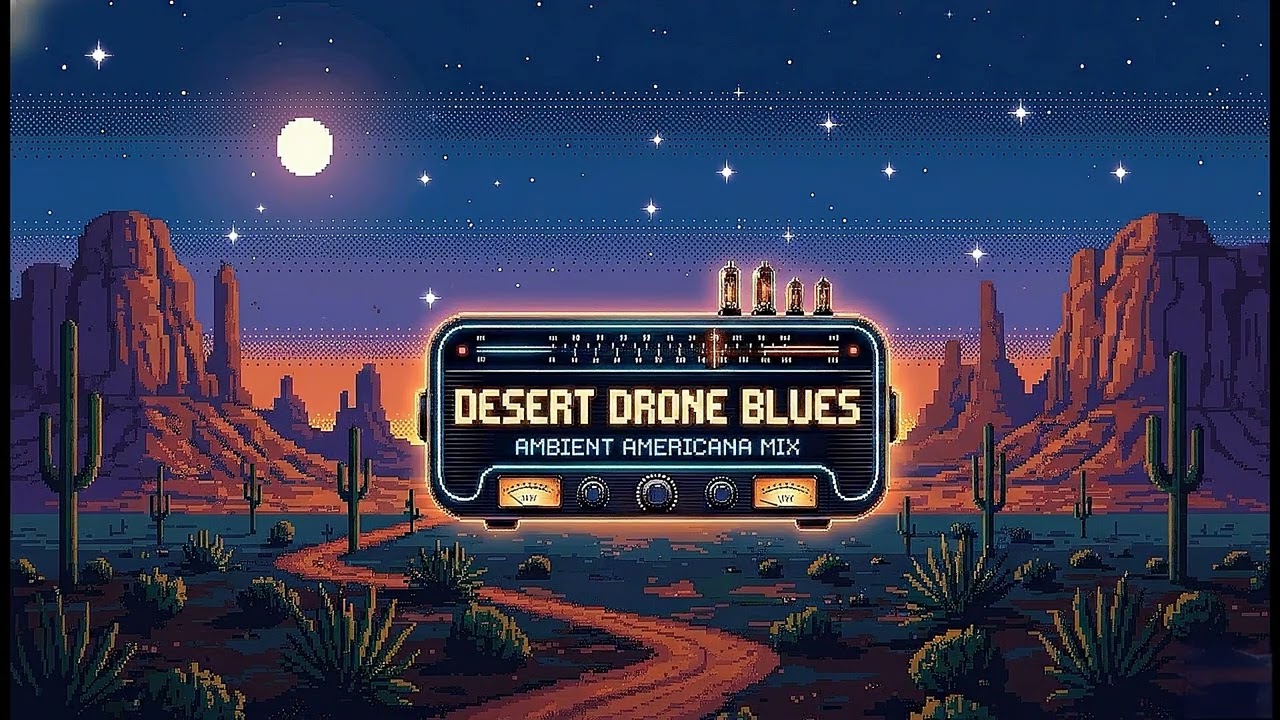 Desert Drone Blues • Mix No.9 • 🌌 Dusty Horizons • Arid Americana Instrumental Mix