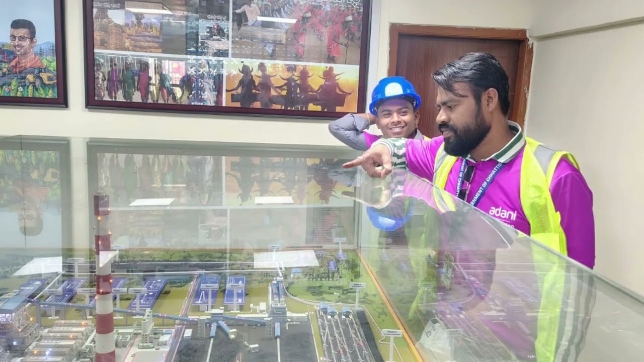 Adani Power ltd Visit by ITI Raipur . Thermal power plant with a capacity of 1,370 MW (2 x 685 MW), 