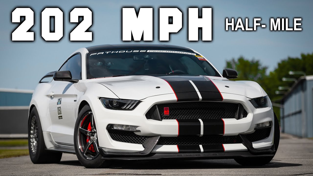 1600R Twin Turbo GT350R 202 MPH Half-Mile Run
