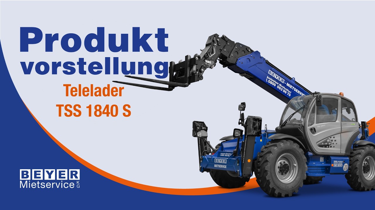 MANITOU-Teleskoplader mit Niveauausgleich & 17,55 m Hubhöhe | BEYER-Mietservice