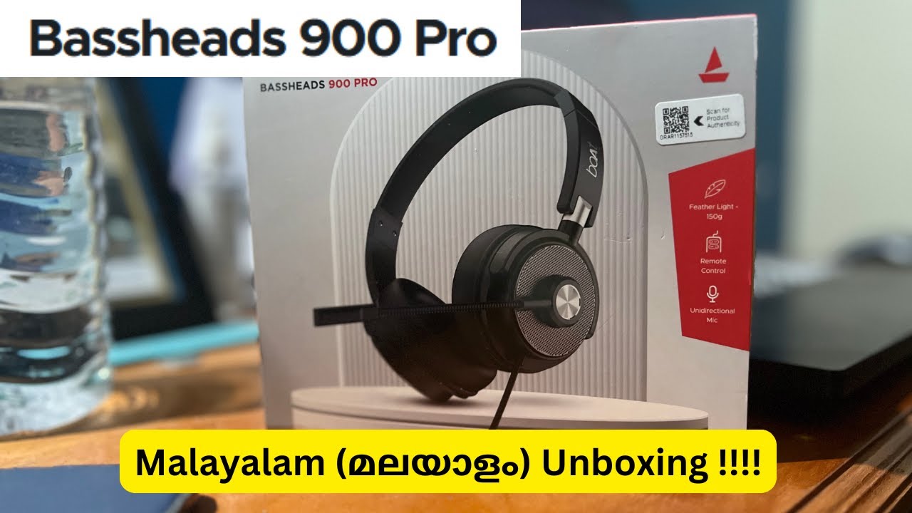 boAt Bassheads 900 Pro Wired Headphones | Malayalam Unboxing