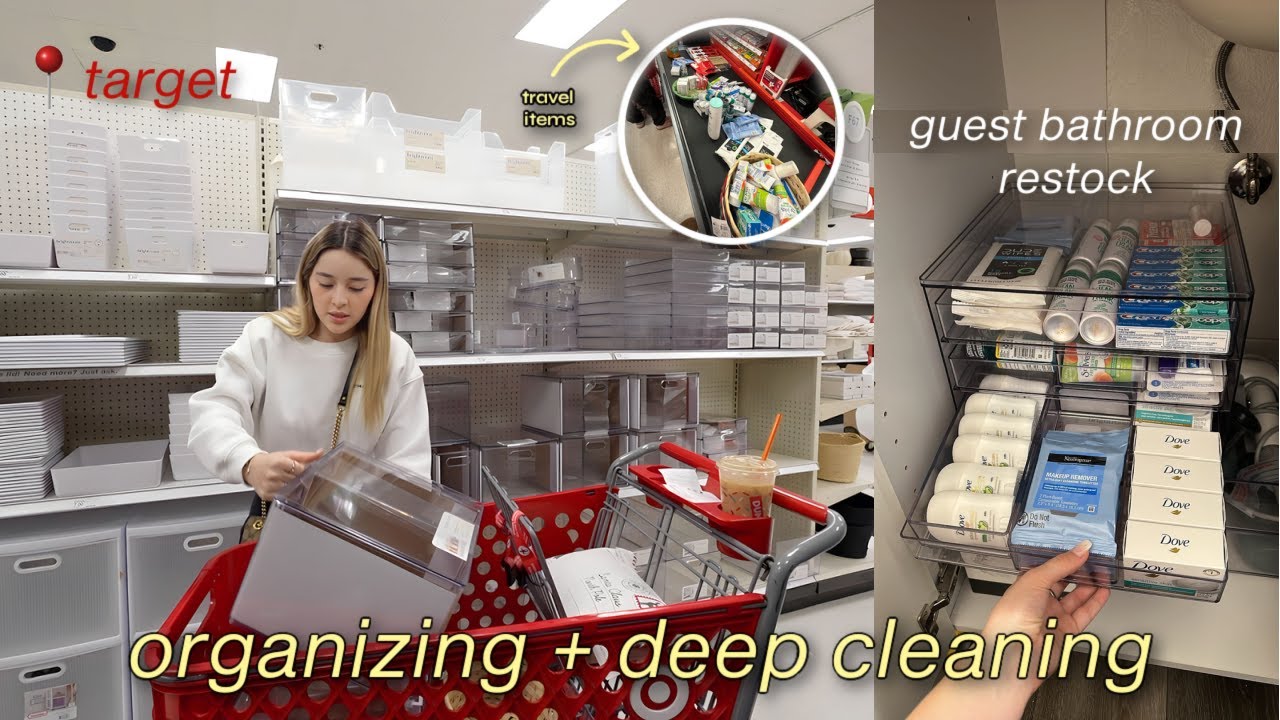 Prepping my house for GUESTS | restocks, washing blankets, air mattresses
