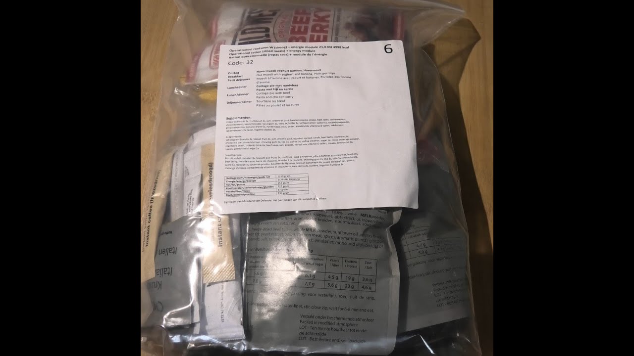 Niederlande - 24h MRE + Energiemodul Typ 6 (MHD 2027)