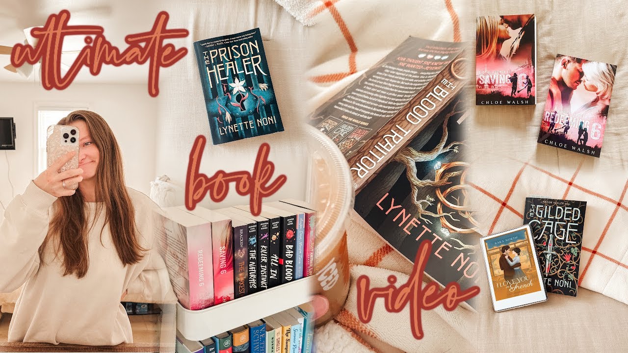 ultimate book video | reading the Prison Healer trilogy, book haul, and unhauling some books