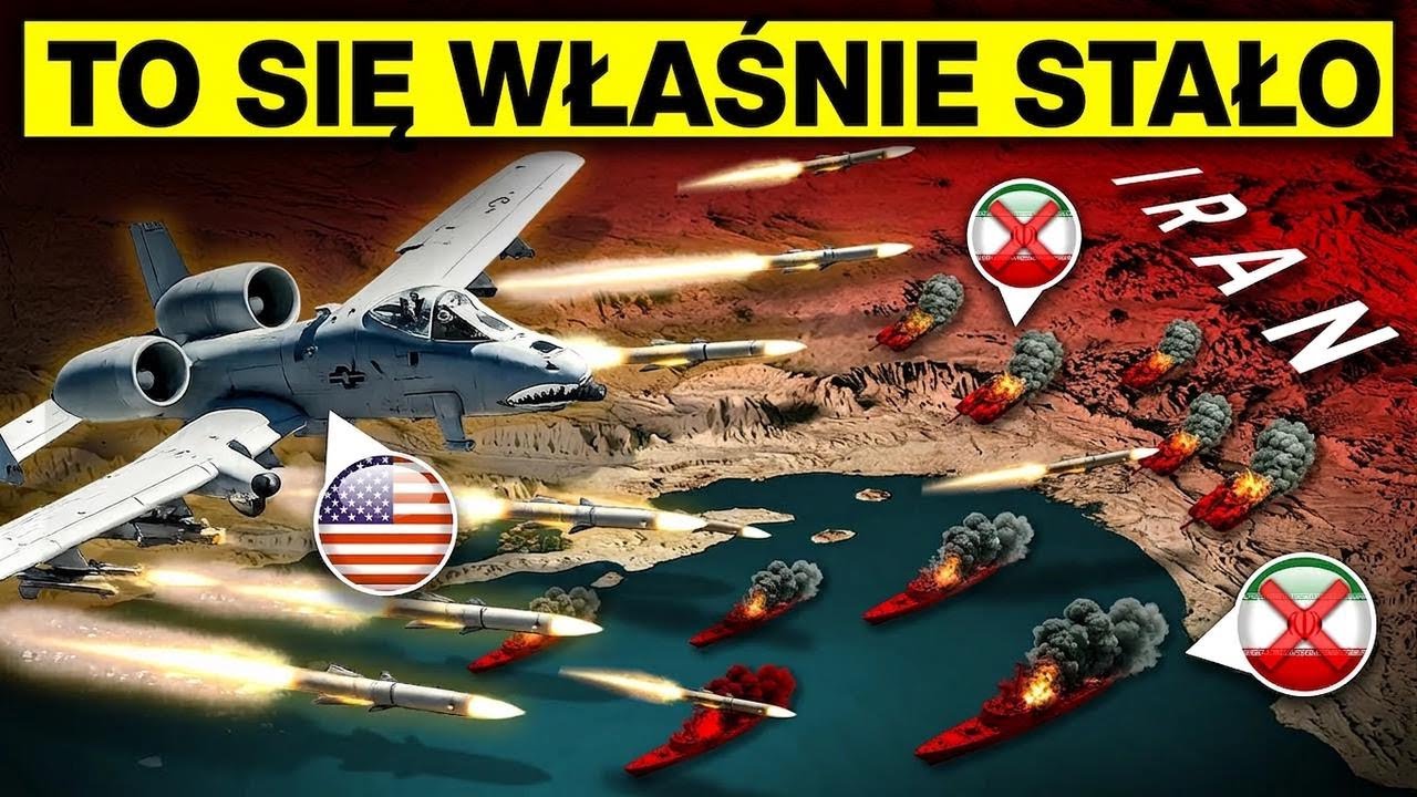 Amerykański A-10 Warthog uderzył w Iran tak mocno, że myśleli, że to koniec świata!