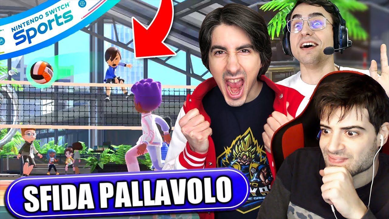 TORNEO di PALLAVOLO con TUBE e BLAZI su SWITCH SPORTS 🏐 Nintendo Switch Sports ITA