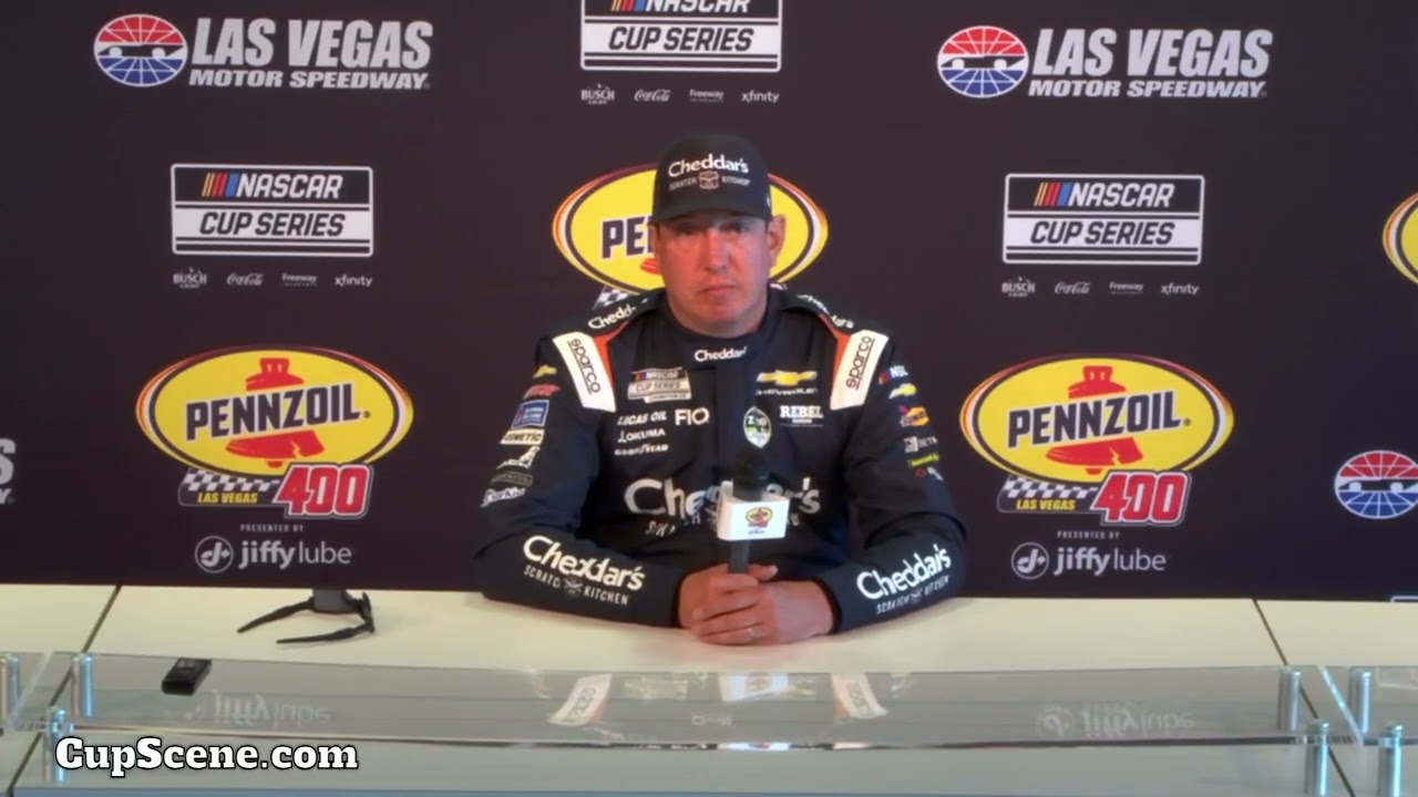 Гонка NASCAR в Лас-Вегасе, март 2026 года: Кайл Буш перед гонкой.