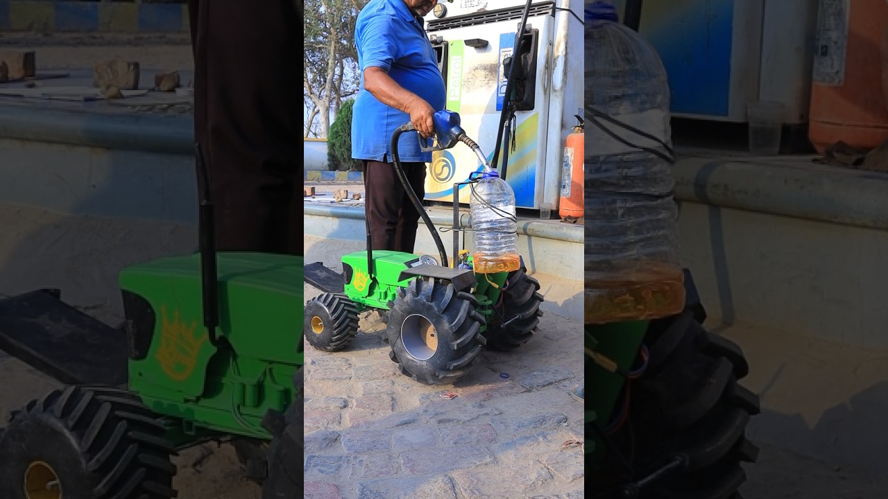 John Deere petrol lane gya 🚜🚜#rkg #shots #funny