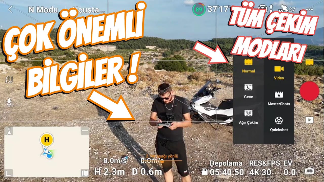 DJİ MİNİ 4 PRO İLE 