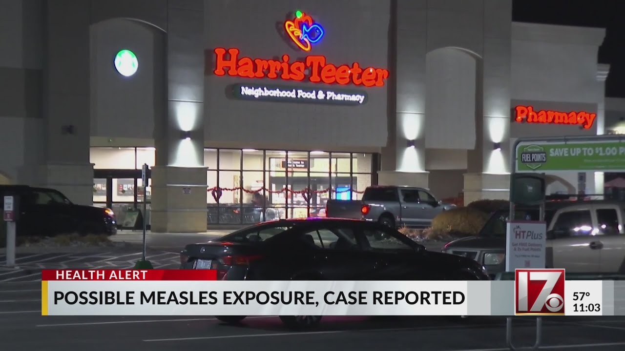 Possible measles exposure at Raleigh grocery stores, gym