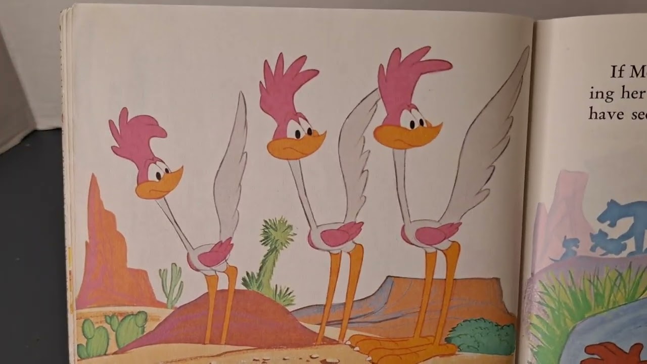 Little Golden Book:The Road Runner-A Very Scary Lesson by Russell Schroeder