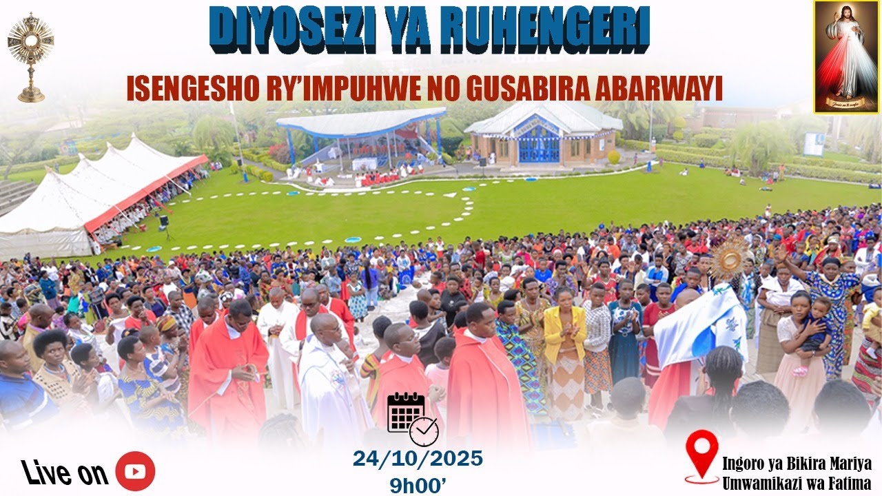 LIVE 🔴ISENGESHO RY'IMPUHWE NO GUSABIRA ABARWAYI  (DIYOSEZI YA RUHENGERI)