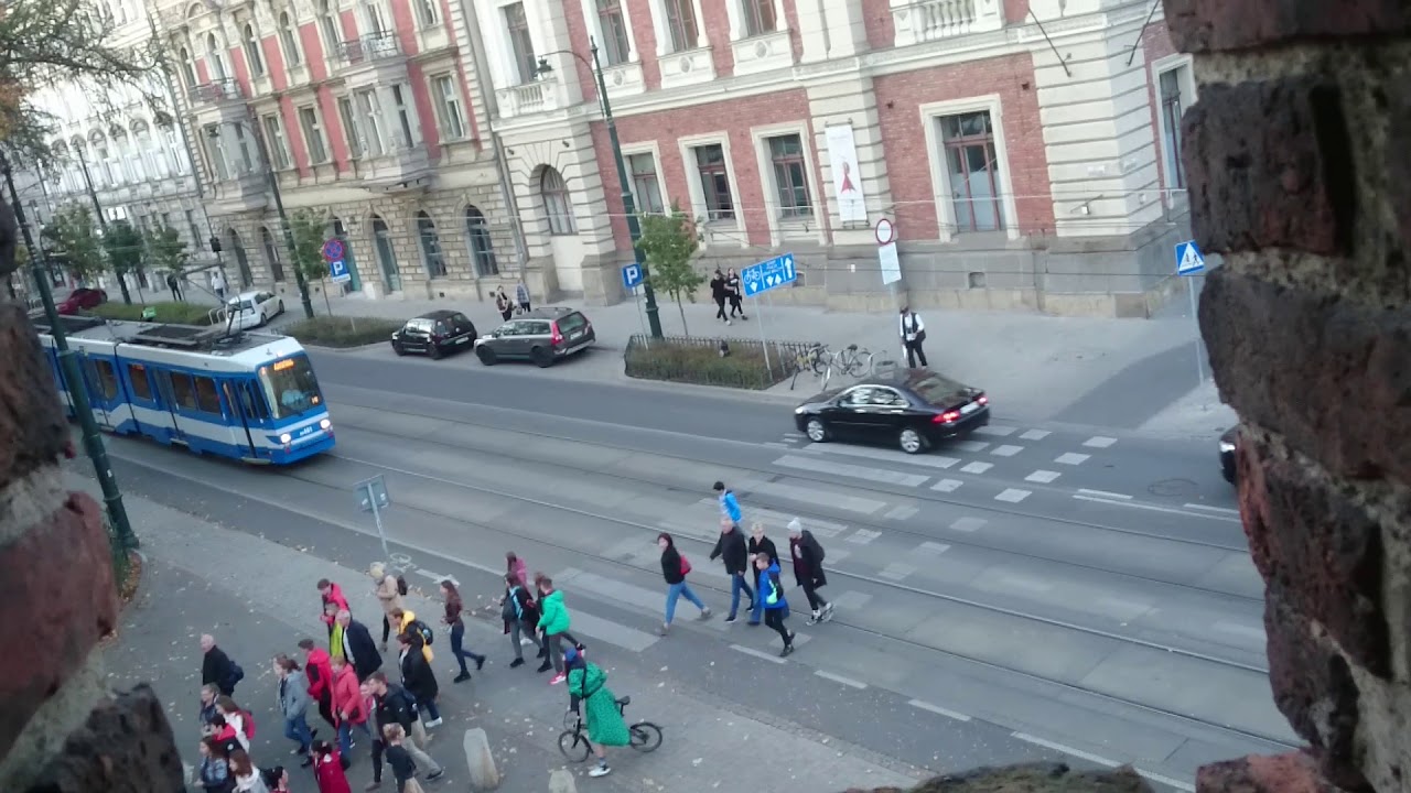 Barbakan od środka. Krak&oacute;w 27.10.2019r.