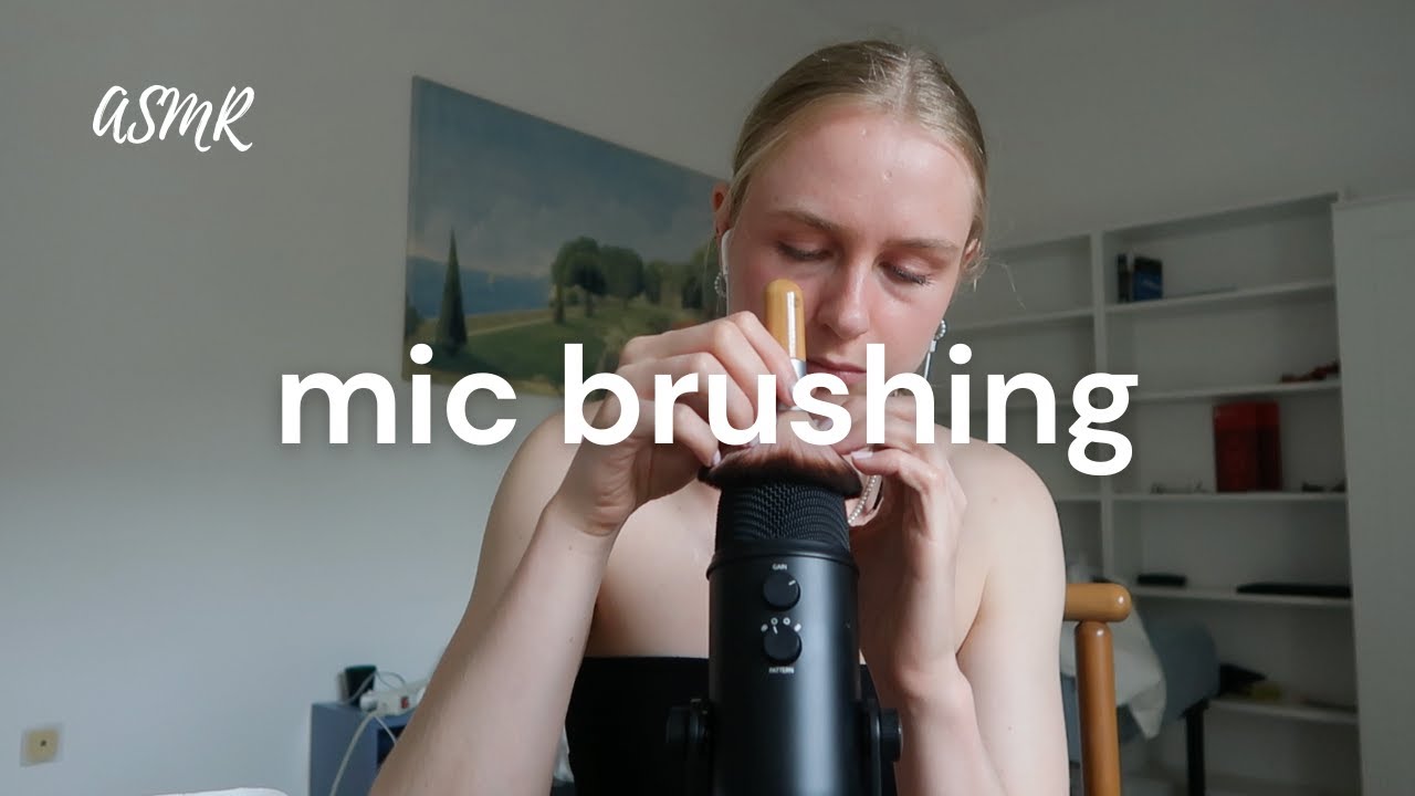 ASMR mic brushing so you can sleep ❤