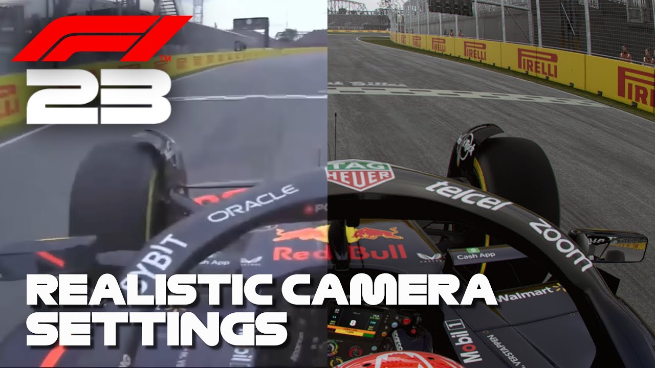 F1 23 REALISTIC CAMERA SETTINGS (Fisheye Effect)
