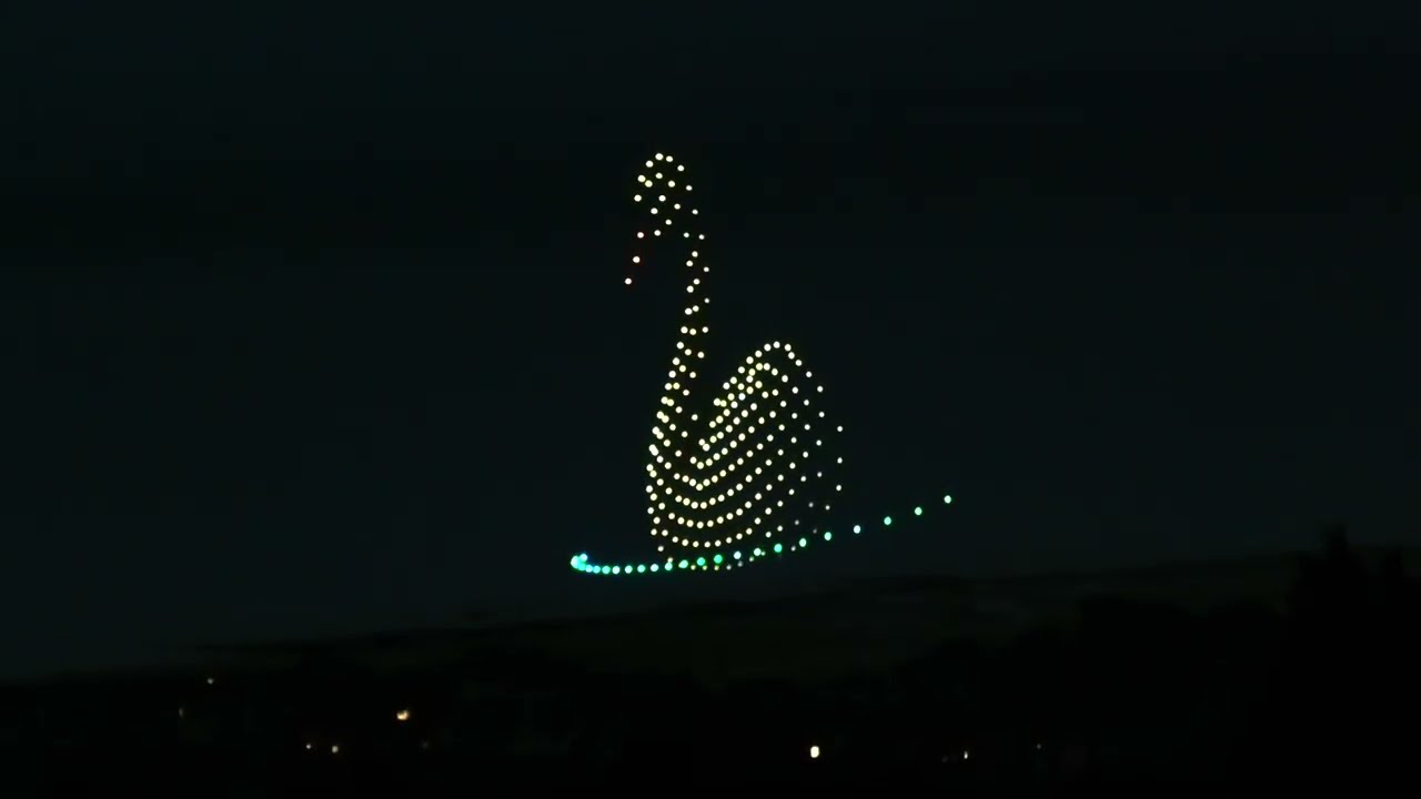 Swansea Air Show - Afterburn - Drone Display - 25th July 2026