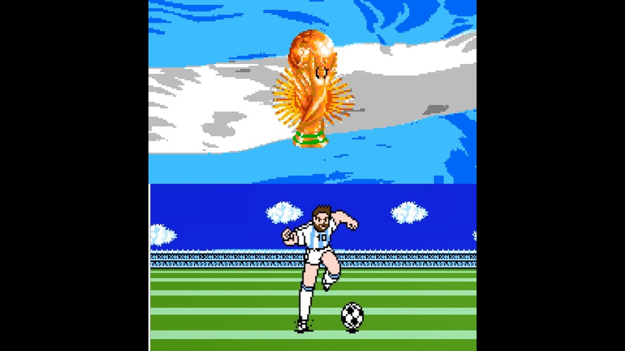 Argentina Campeón 2022 - Captain Tsubasa 2 (NES) Version 8 bit