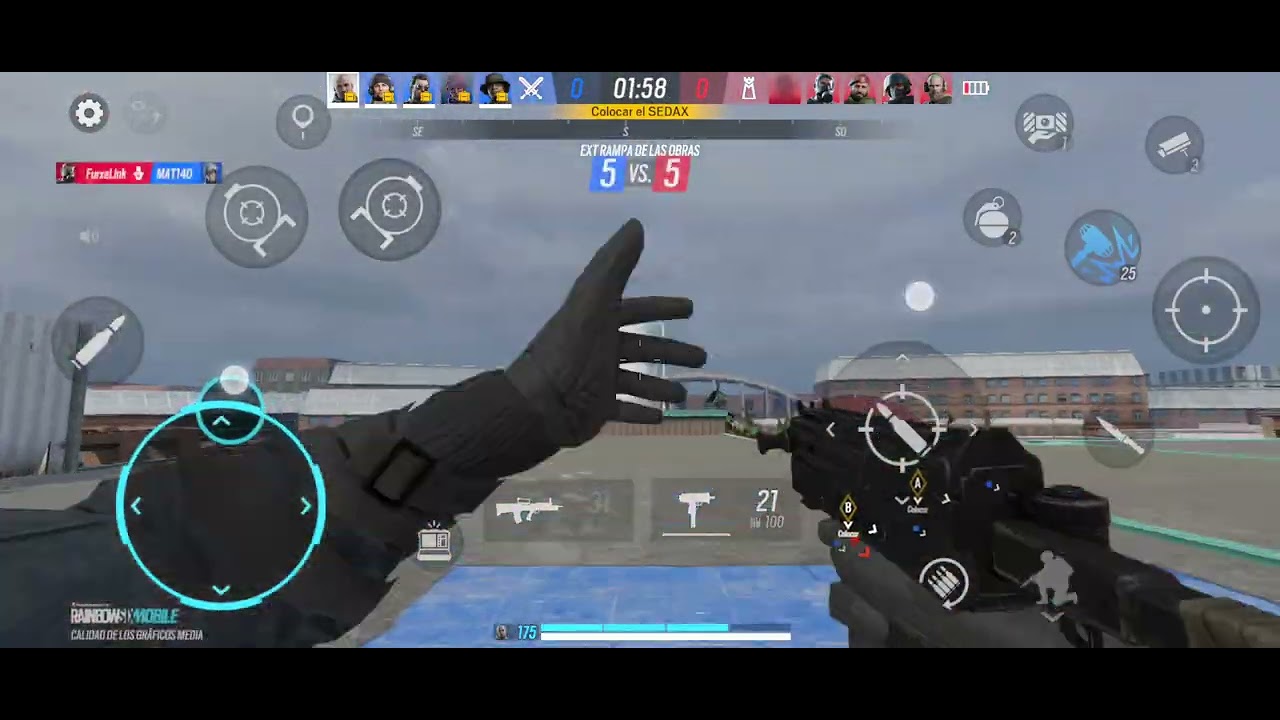 Gameplay de principiante en r6 mobile