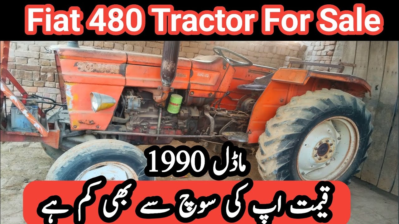 Fiat 480 Tractor For Sale Model 1990 old tractor for sale in Punjab Pakistan 