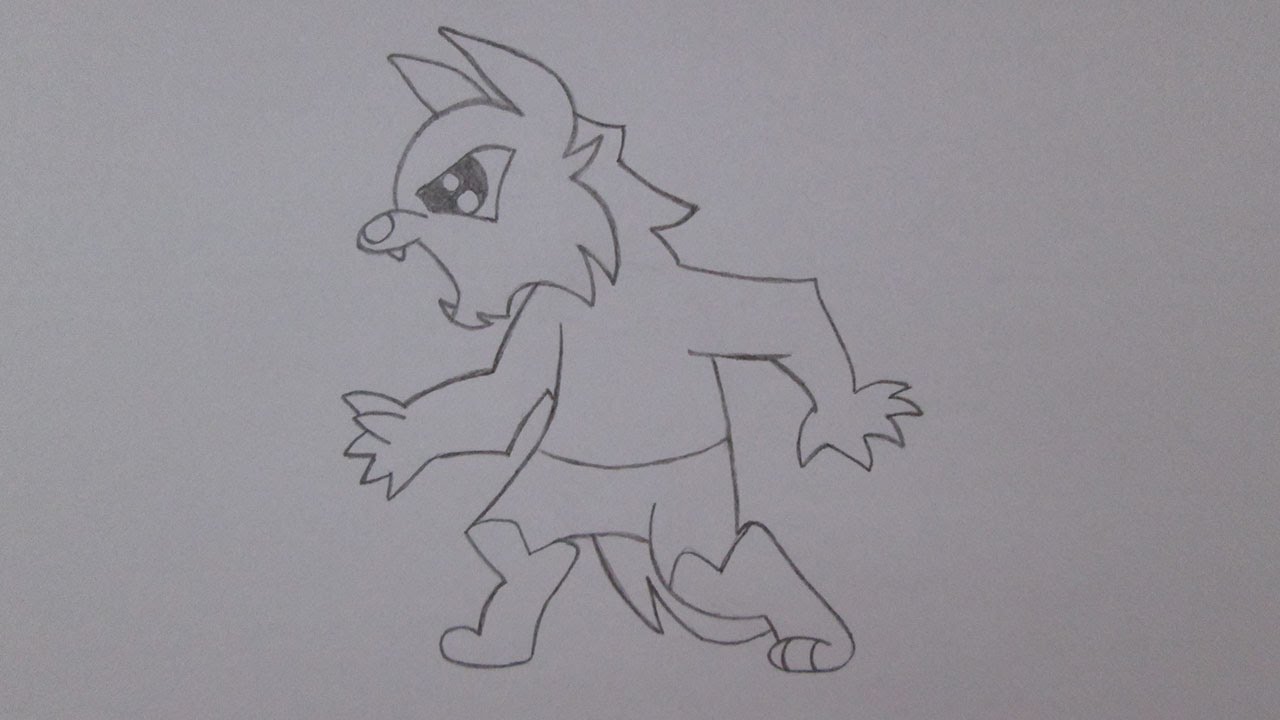 Como desenhar um lobisomem