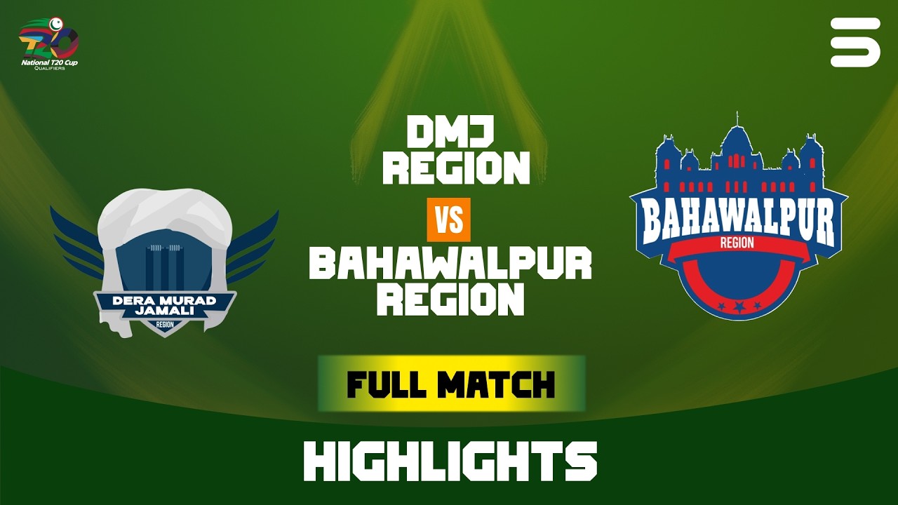 Full Highlights | Bahawalpur Region vs DMJ Region | National T20 Qualifier | Match 16 | MZA1K