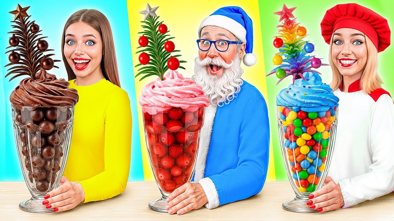 Reto De Cocina Yo vs Abuela Con un Pap&aacute; Noel de Bubba DO Challenge
