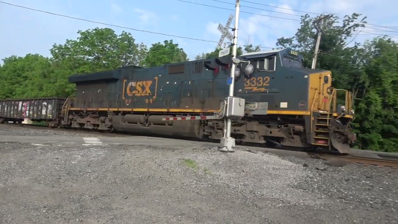 CSX Geometry Train Two Times! Long Range View of NS Train! Huge 2 Mile Long Trains! and More Trains!