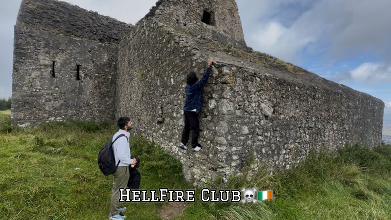 HELL FIRE CLUB 🇮🇪🇮🇳 || HIKE TO MOUNTPELIER HILL || HAUNTED PLACE IN IRELAND ☠️