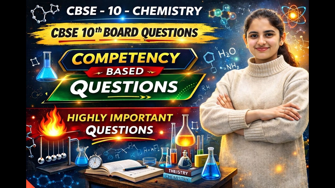 Competency based CHEMISTRY Questions -2026 Class 10th, board 2026 , CBSE 10 Board 2026 Exam