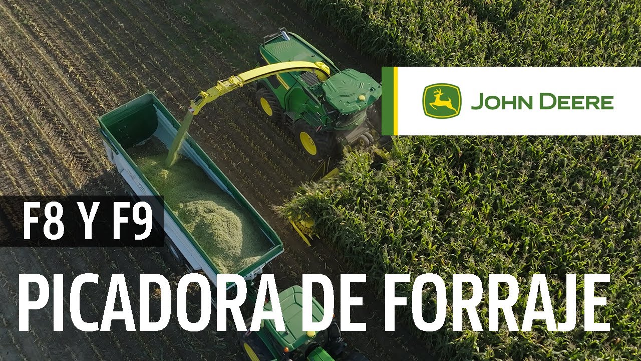 Cosecha de forraje de nueva generación: picadoras de forraje autopropulsadas F8 y F9 John Deere
