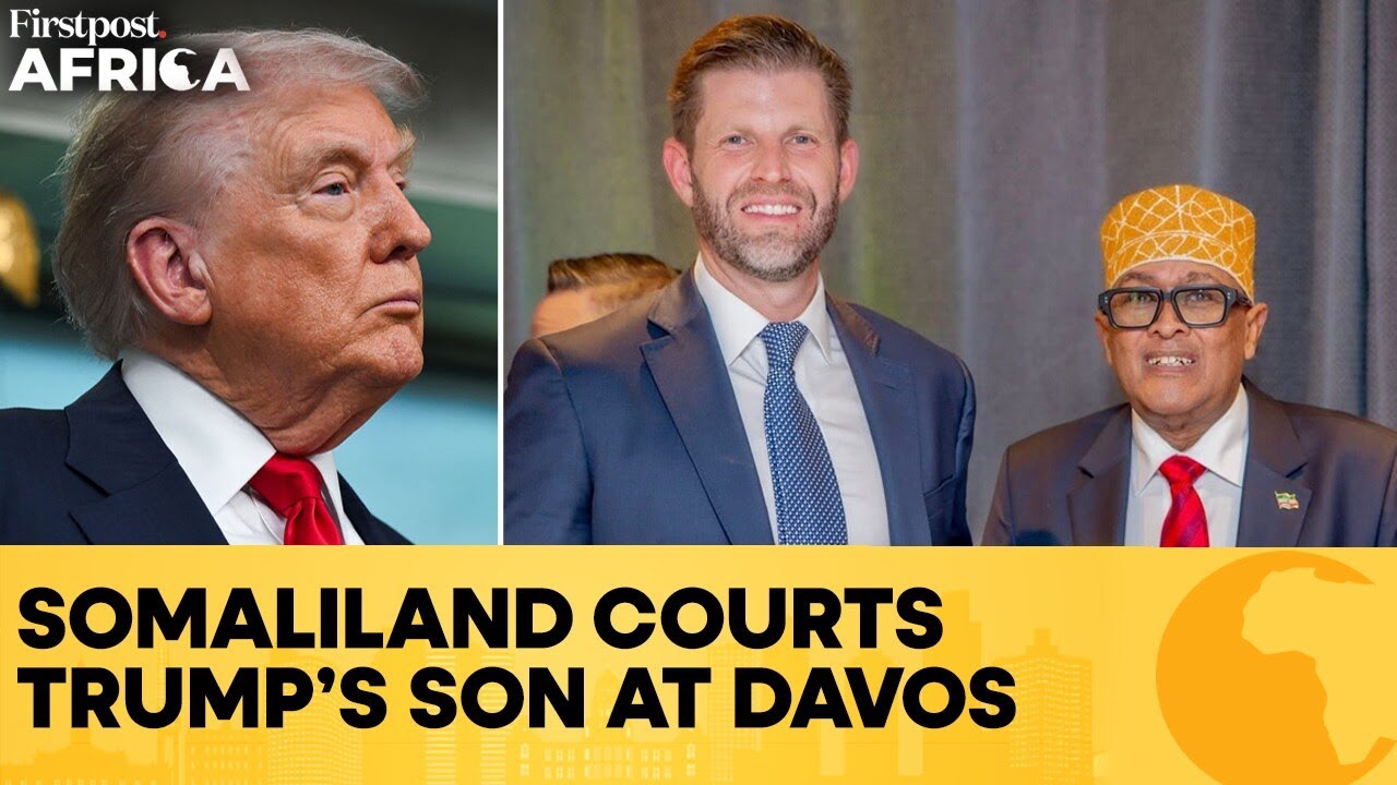 Somaliland’s President Holds Investment Talks with Trump’s Son in Davos | Firstpost Africa | N18G