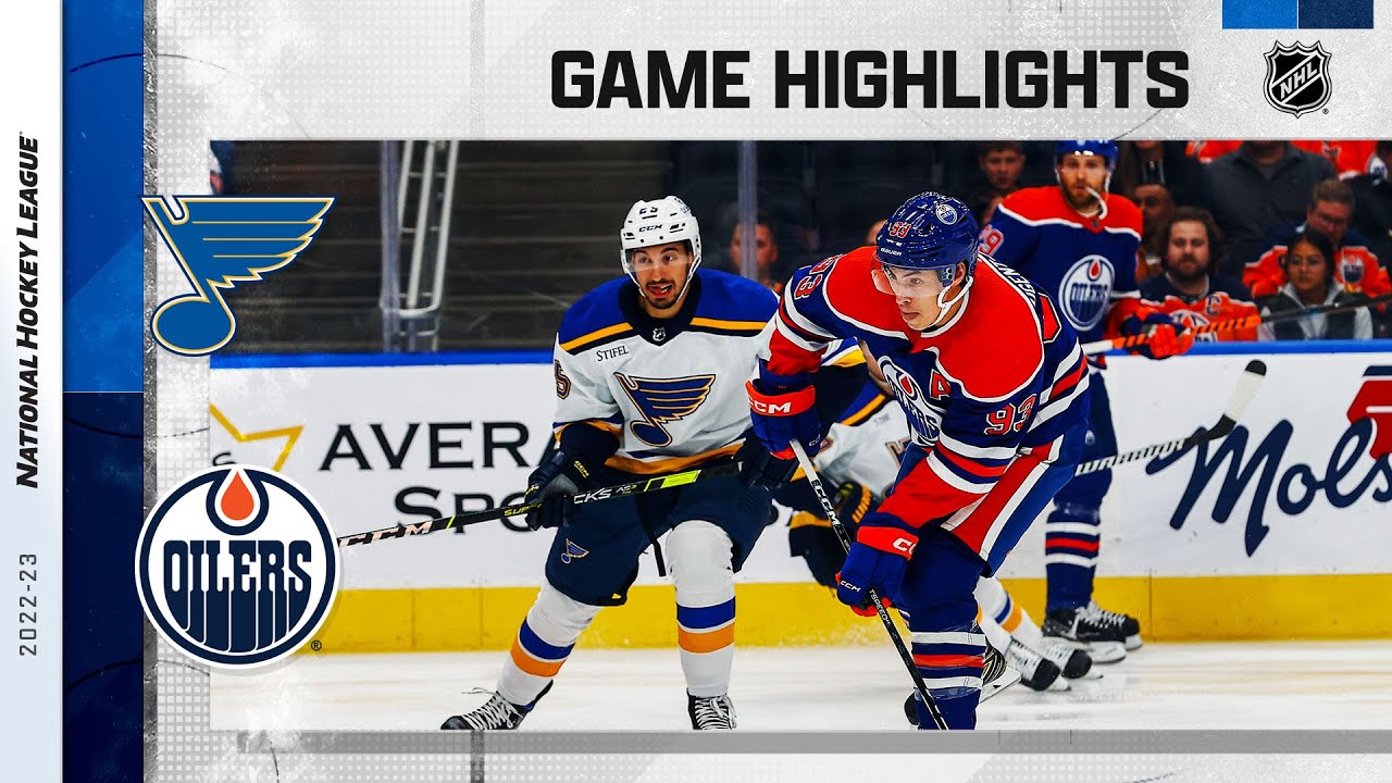 Blues @ Oilers 10/22 | NHL Highlights 2022