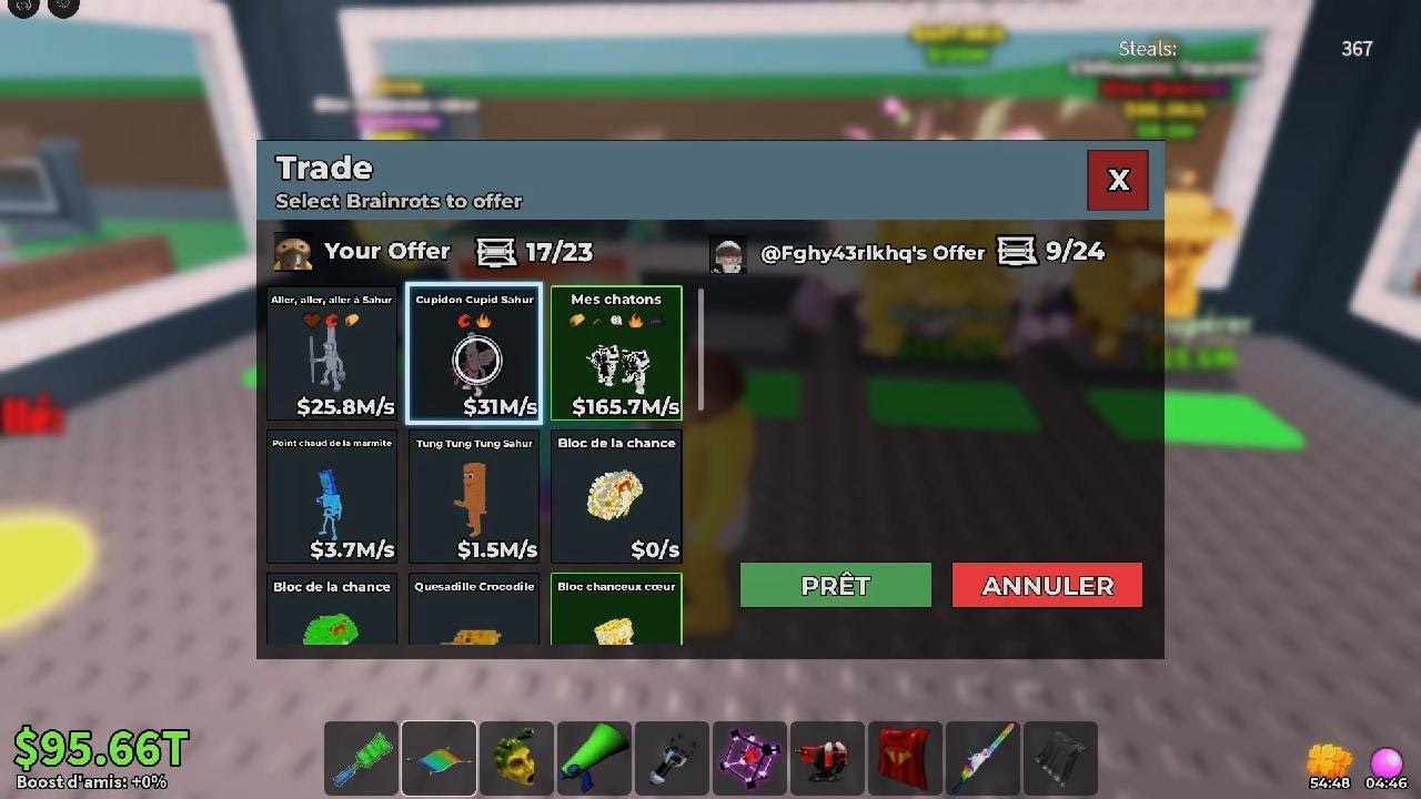 Roblox Pack opening et Trade