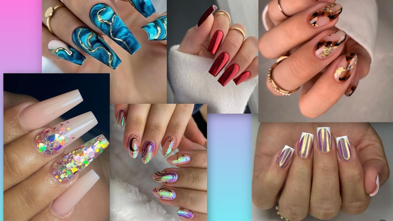 “6 Estilos de Uñas Creativas: Mármol, Animal Print, Glitter, Francesas, Abstractas y Cromadas”  