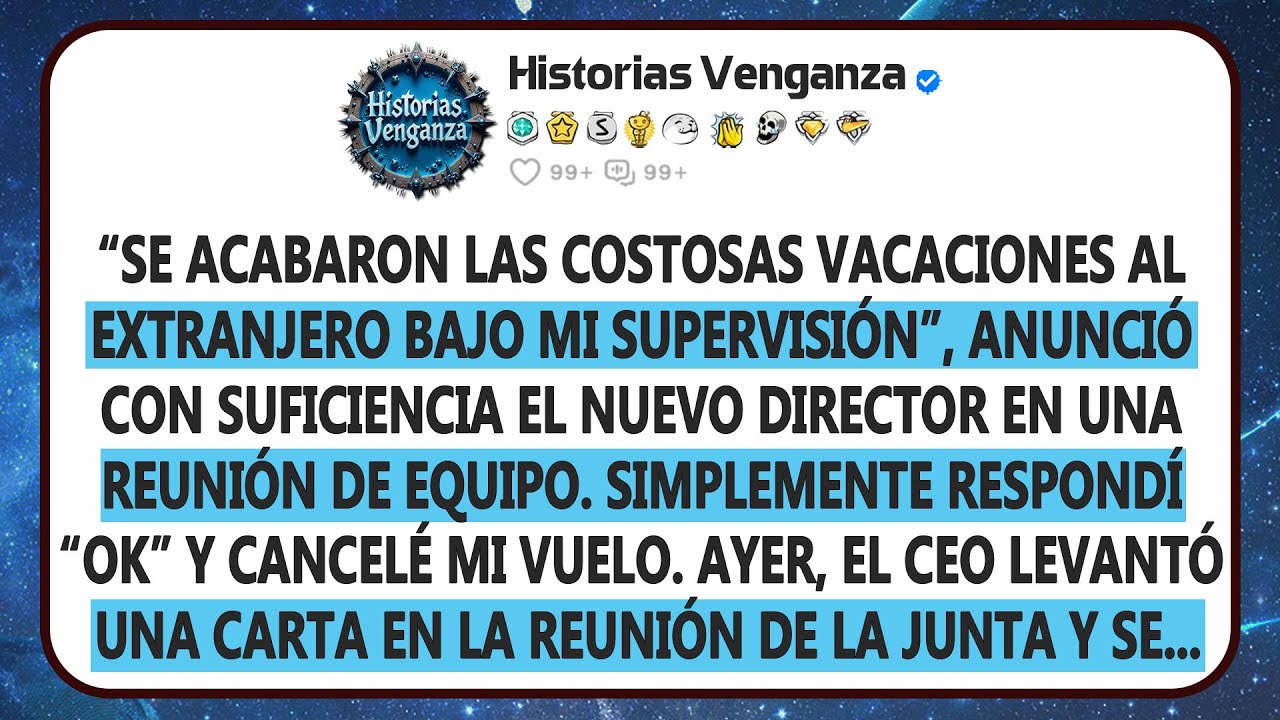 El nuevo director anunció con suficiencia: “Se acabaron las costosas vacaciones al extranjero”.