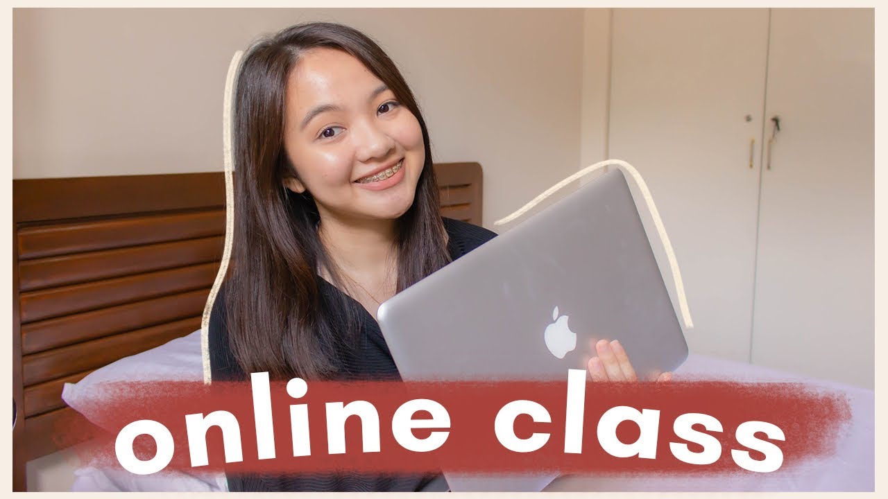 First Day of College Online Classes 2020 (heyitsbey) l college day in my life + study with me