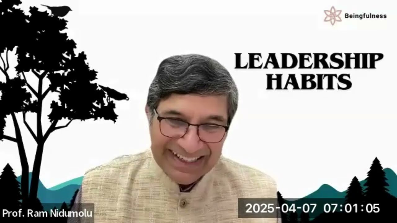 Mr. Shiv Shivakumar on Leadership Habits: Interview by Prof. Ram Nidumolu