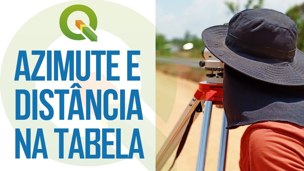 QGIS: Adicionar Azimute e Distancia na Tabela de Atributos