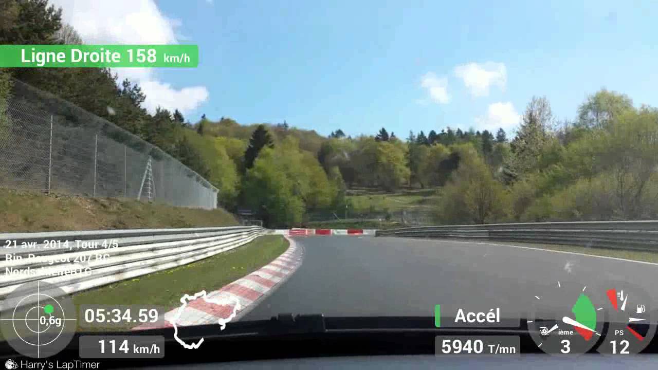 Peugeot 207 RC Nürburgring - Nordshleife - 8:42:99