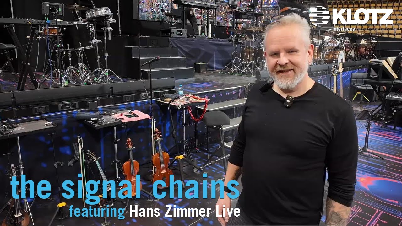 KLOTZ the signal chains - HANS ZIMMER LIVE - with guitar tech Eric Gjerdrum