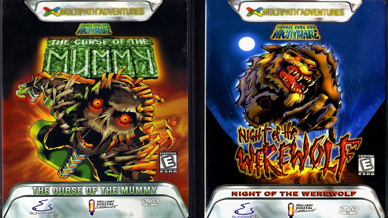 Multipath DVD Adventure Games Demo - Xena | Night of the Werewolf | Ace Ventura | Popeye (4K)