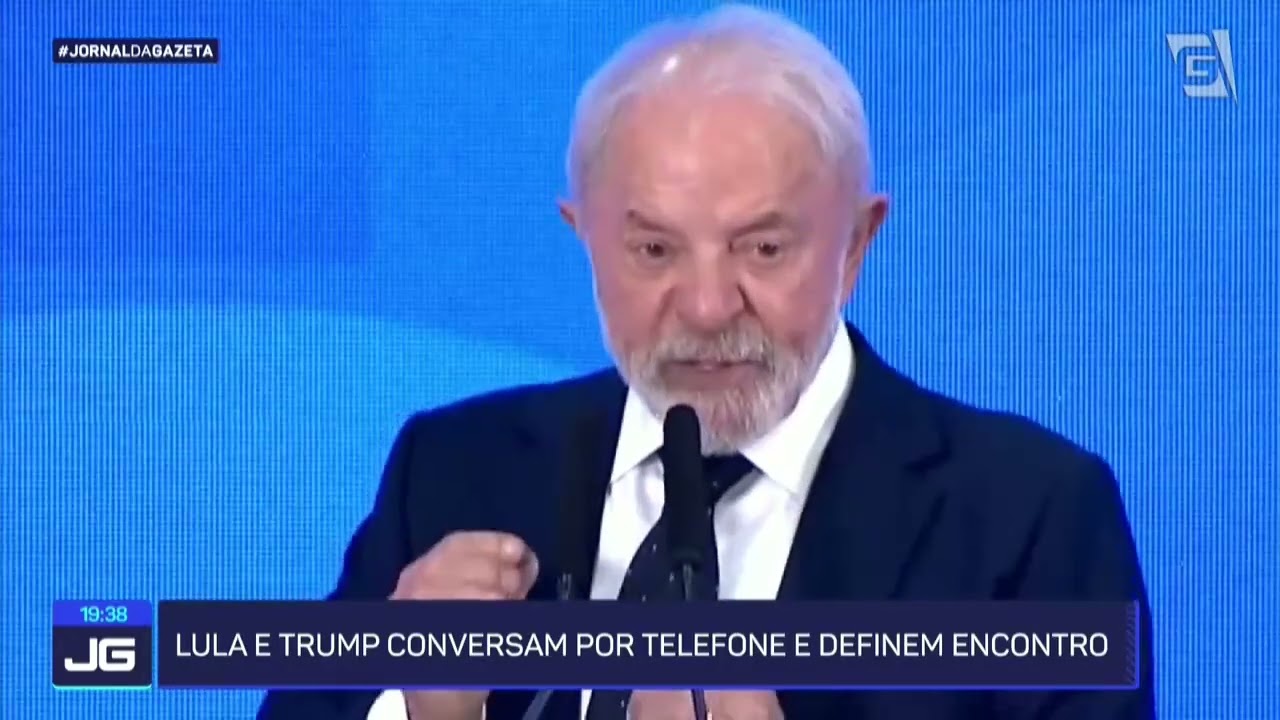 Lula e Trump conversam por telefone e definem encontro
