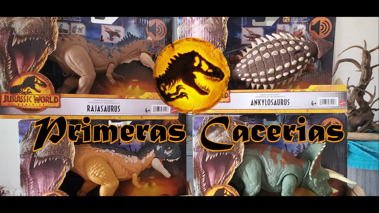 NUEVAS CACERIAS Y UNBOXING RAJASAURUS, SKORPIOVENATOR, ANKYLOSAURUS Y MAS // JURASSIC WORLD DOMINION
