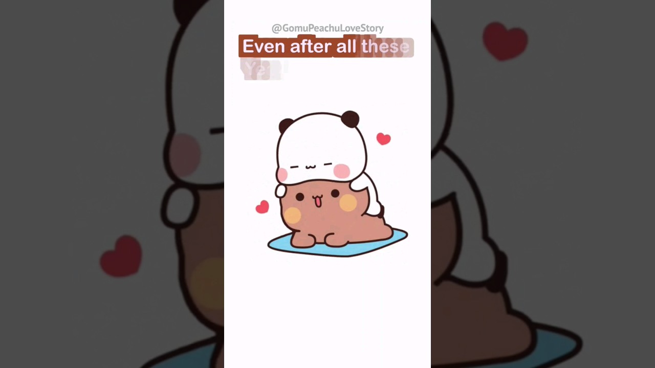 Gomu Peachu Love ❤️ #shorts #short #bubududu #love #cartoon #trending #viral #peachuandgoma #viral