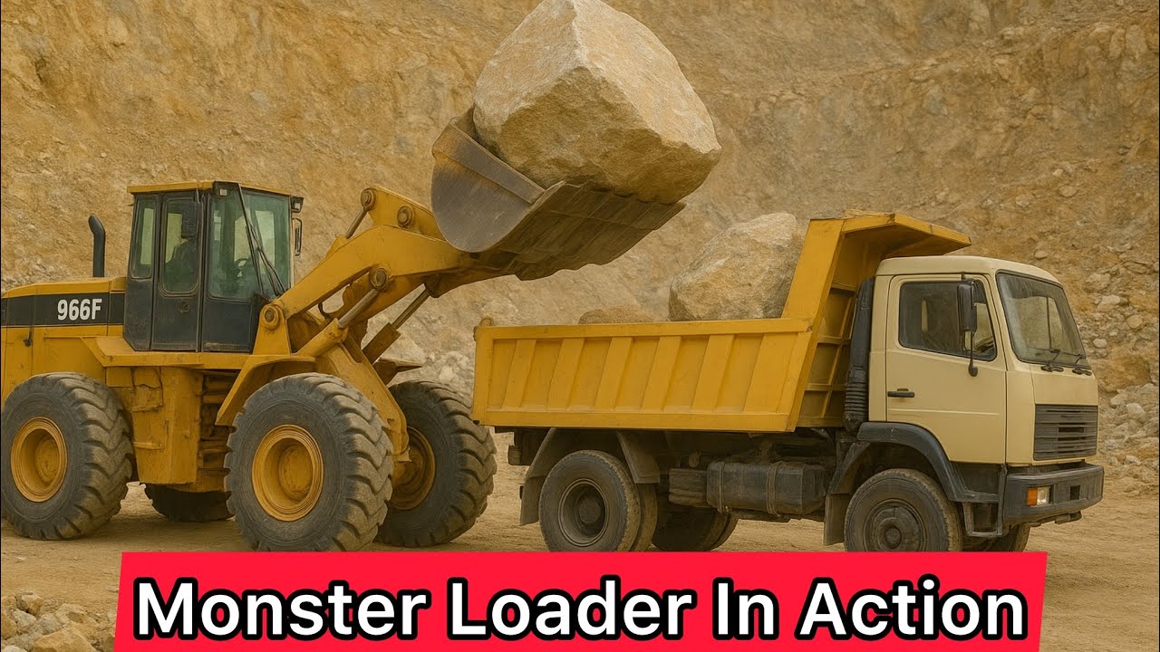 Unbelievable Heavy Machinery Action | Giant Stone Loading